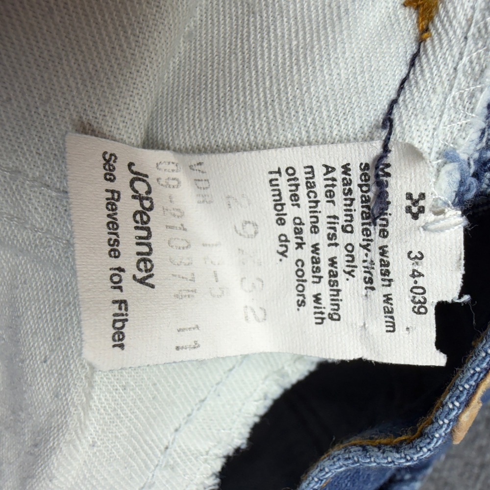 Vintage JCPenney Big Mac High Waisted Straight Leg Jeans Medium Wash Blue 29x32 - Picture 3 of 8